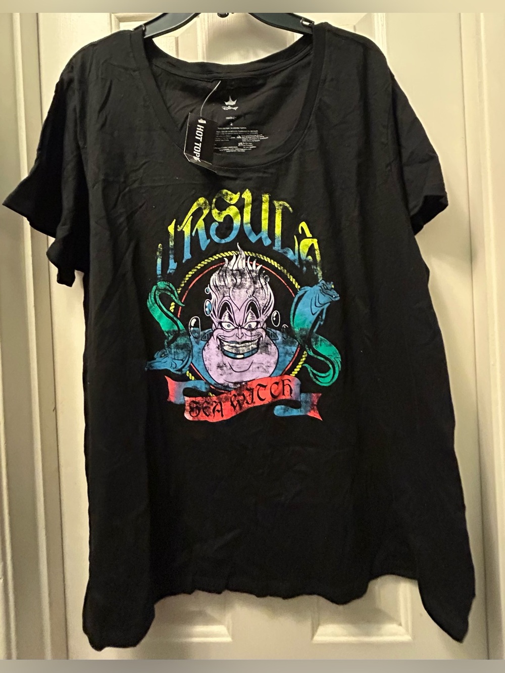 NWT Ursula sea witch Graphic Tee with Colorful Villain Print